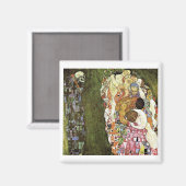 Aimant Gustav Klimt ~ Vie et mort (Recto/Verso)