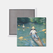 Aimant Gustave Caillebotte - Embarcations sur l'Yerres (Recto/Verso)