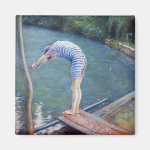 Aimant Gustave Caillebotte - Le Baigneur / Le Plongeur