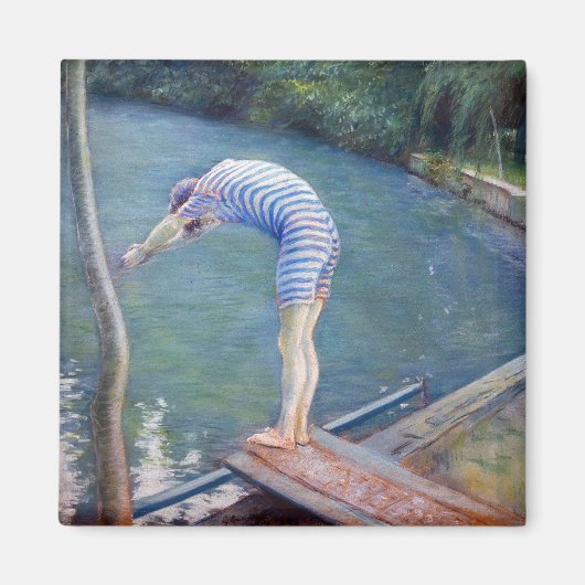 Aimant Gustave Caillebotte - Le Bather / Le Plongeur (Devant)