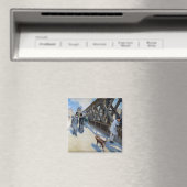 Aimant Gustave Caillebotte - Le Pont de l'Europe (In Situ (Lave-vaisselle))