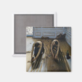 Aimant Gustave Caillebotte - Les Raboteurs de parquet (Recto/Verso)