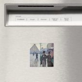 Aimant Gustave Caillebotte - Paris Street ; Rainy Day (In Situ (Lave-vaisselle))