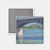 Aimant Gustave Caillebotte - Pont à Argenteuil & Seine (Recto/Verso)