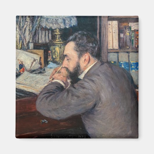Aimant Gustave Caillebotte - Portrait d'Henri Cordier (Devant)