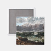 Aimant Gustave Courbet - La Mer Stormy / La Vague (Recto/Verso)