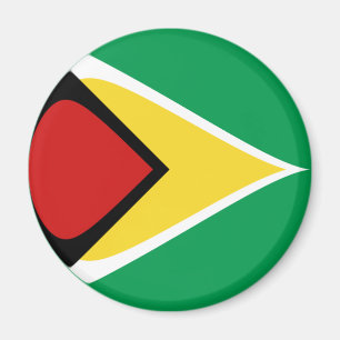 Aimant Guyana Fisheye Drapeau