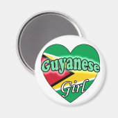 Aimant Guyanaise fille (Recto/Verso)