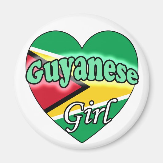 Aimant Guyanaise fille (Devant)