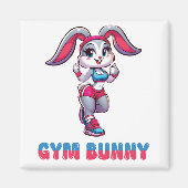 Aimant Gym Bunny (Devant)
