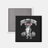 Aimant Gym Koala Bodybuilding (Recto/Verso)