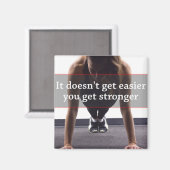 Aimant Gym pour la motivation (Recto/Verso)