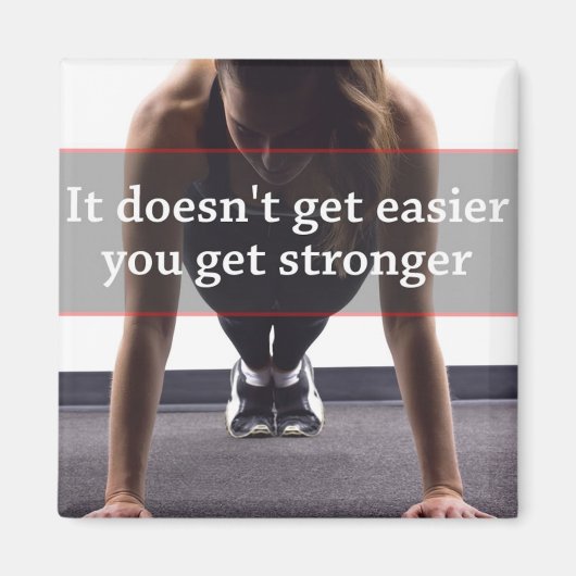 Aimant Gym pour la motivation (Devant)