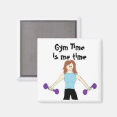 Aimant Gym Time est Me Time (Recto/Verso)