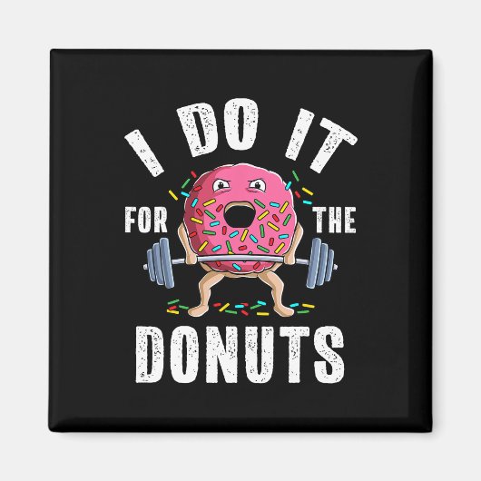 Aimant Gymnase Amusant Poids Bodybuilding Deadlift Work (Devant)