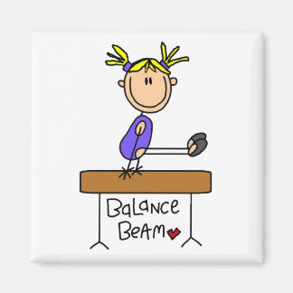 Aimant Gymnaste blond Girl sur des tee-shirts et des cade
