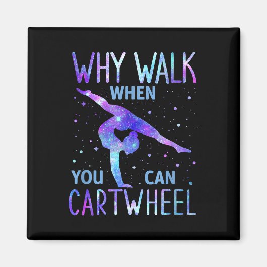 Aimant Gymnaste de roue (Devant)