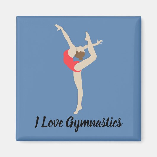 Aimant Gymnaste féminine (Devant)