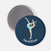 Aimant Gymnaste féminine (Recto/Verso)