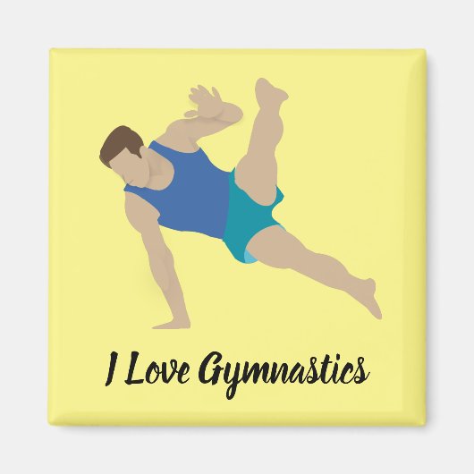 Aimant Gymnaste masculin (Devant)