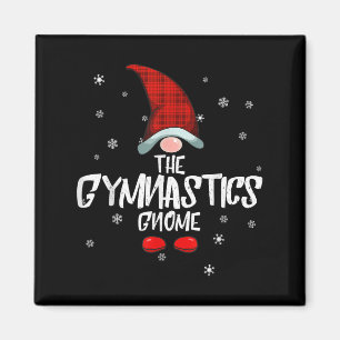 Aimant Gymnastics Gnome Family Christmas Pajama Gymnastic