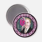 Aimant H.P. Lovecraft Chtulhu Tentacle Face (Recto/Verso)