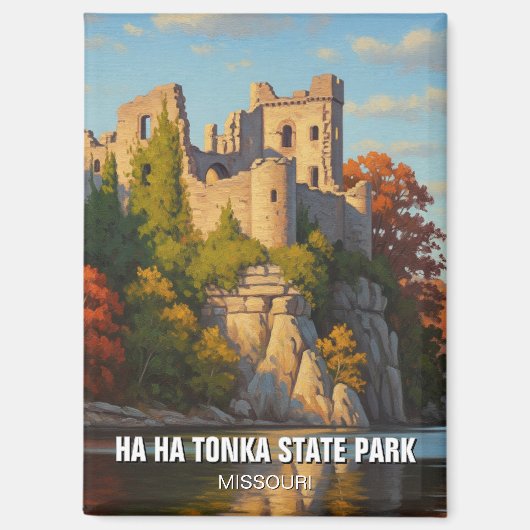 Aimant Ha Ha Tonka State Park Missouri Travel (Recto)