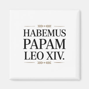 Aimant Habemus Papam Leo Xiv. Pape 1