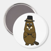 Aimant Habille Groundhog (Recto/Verso)