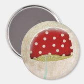 Aimant Habitat du brouillard de mousseux jaune (Recto/Verso)