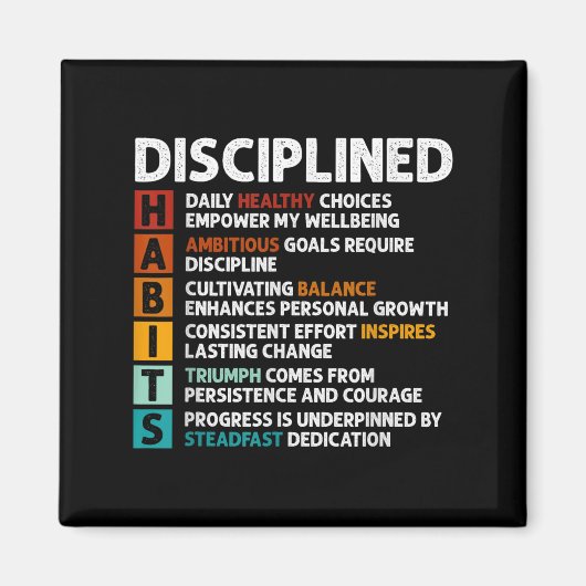 Aimant Habits Définition Citations Motivationnelles Affir (Devant)
