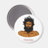 Aimant Hadès - Dieu grec de l'après-vie (Recto/Verso)