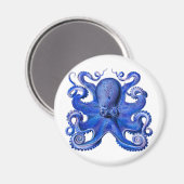 Aimant Haeckel Octopus Blue (Recto/Verso)