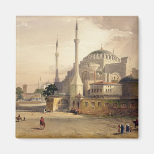 Aimant Haghia Sophia, plat 17 : vue extérieure du mosq