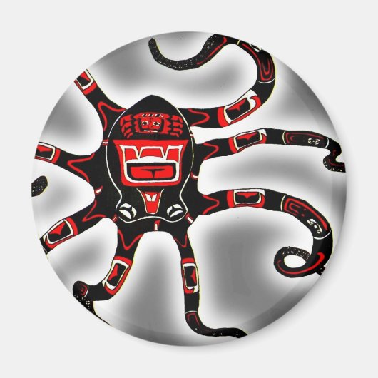 Aimant Haida Octopi (Devant)