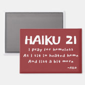 AIMANT HAIKU 21 (Recto/Verso)