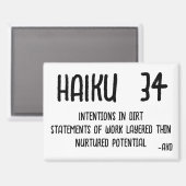 AIMANT HAIKU 34 (Recto/Verso)