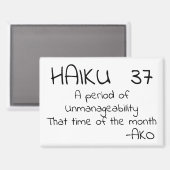 AIMANT HAIKU 37 (Recto/Verso)