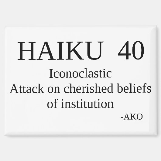 AIMANT HAIKU 40 (Recto)