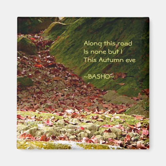 Aimant Haiku-Autumn Eve/ (Devant)
