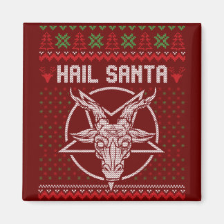 Aimant Hail Père Noël Ugly Festive Graphic