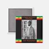 Aimant Haile Selassie le Lion de Juda, Jah Rastafari (Recto/Verso)