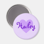 Aimant Hailey dans le violet (Recto/Verso)