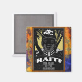 Aimant HAÏTI La Perle des Caraïbes (Recto/Verso)