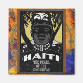Aimant HAÏTI La Perle des Caraïbes (Devant)