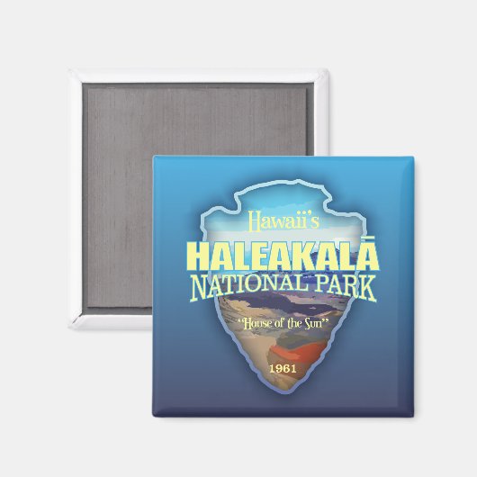 Aimant Haleakala NP (flèche) (Recto/Verso)