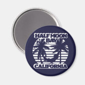 Aimant Half Moon Bay Californie (Recto/Verso)