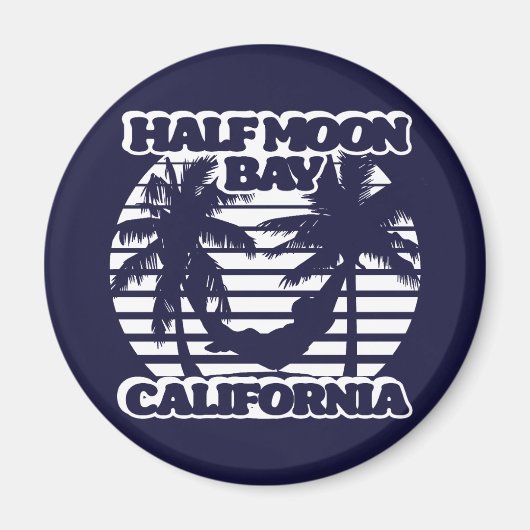 Aimant Half Moon Bay Californie (Devant)