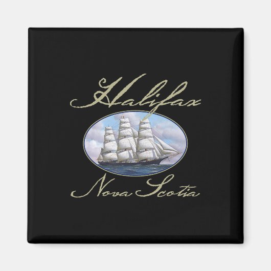 Aimant Halifax Nouvelle-Écosse Clipper Ship (Devant)