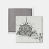 Aimant Hall du charpentier Philadelphie (Recto/Verso)